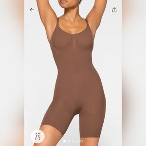 NWT SKIMS Brown Shapewear Bodysuit